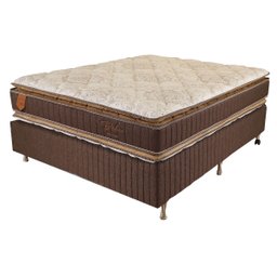 Cama Box Casal (box + Colchão) 138x188x67 Bali Prorelax Molas Ensacadas Pillow Top Duplo - 1 Cama Box Casal (box + Colchão) 138x188x67 Bali Prorelax Molas Ensacadas Pillow Top Duplo - 1