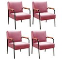 Ver imagem 1 de Kit 4 Poltronas Jade Cor:Suede Rosa 280