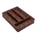 Ver imagem 1 de Organizador Talheres Rattan Plástico Lyor 30cm X 22cm