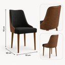 Ver imagem 4 de Sala Jantar Maciça Luxo 04 Lugares Catânia - Essenza Móveis