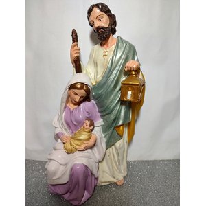 Imagem Sagrada Família com Lampião 31cm