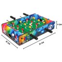Ver imagem 4 de Futebol de Mesa Pebolim Totó com Bolas e Placar de Gols- Brava