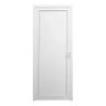 Porta de Giro 2,10x0,90 Pvc Branco Linha 60 - 1