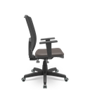 Ver imagem 2 de Cadeira Brizza 3d Pp Backplax Plaxmetal - Sintético Café