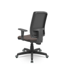 Ver imagem 3 de Cadeira Brizza 3d Pp Backplax Plaxmetal - Sintético Café