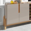 Ver imagem 3 de Buffet com Adega Lizz 1,90 Off White com Cedro - Moveis Casa D