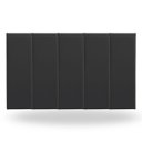Ver imagem 1 de Kit 5 Peças Cabeceira Modular Cama Box 45x20 Solteiro Cores:chumbo