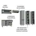 Ver imagem 5 de Armário de Cozinha Completa 320cm Cinza Nice Madesa 02