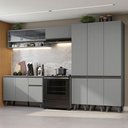 Ver imagem 1 de Armário de Cozinha Completa 320cm Cinza Nice Madesa 02