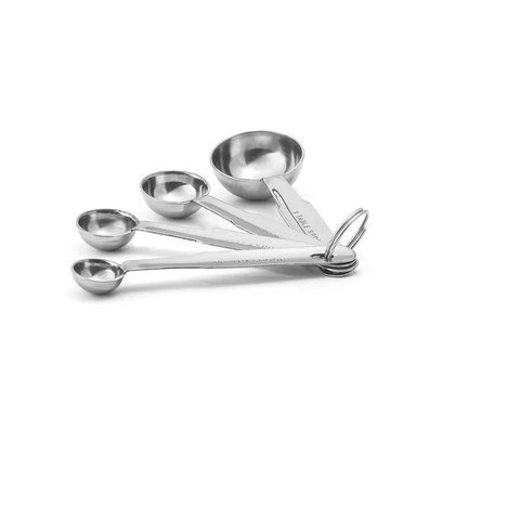 Kit de Colheres Medidoras com 4 Peças em Aço Inox 8076 Plasvale
