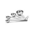 Ver imagem 1 de Kit de Colheres Medidoras com 4 Peças em Aço Inox 8076 Plasvale