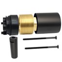 Ver imagem 1 de Kit Prolongador 15mm Monocomando 4 Vias 2994 Black Matte Deca - 4504074blmt