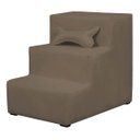 Ver imagem 5 de Escadinha Escada Pet 3 Degraus Rampa para Cama Sofá Suede:Capuccino/3 Degraus