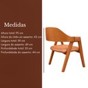 Ver imagem 7 de Kit 2 Lux Poltronas Sala de Estar & Escritório Ergônomicas Design Versátil em Durango Macau