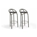 Ver imagem 1 de Banqueta Cozinha Dublin 1B706 Kit 2 un Bronze/Preto 110 - Kappesberg