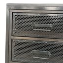 Ver imagem 5 de Gaveteiro Industrial Black com Chapas de Ferro - 4 Gavetas e 4 Rodízios