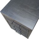 Ver imagem 7 de Gaveteiro Industrial Black com Chapas de Ferro - 4 Gavetas e 4 Rodízios