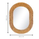 Ver imagem 3 de Espelho Decorativo Nature Taboa 60x80cm Oblongo