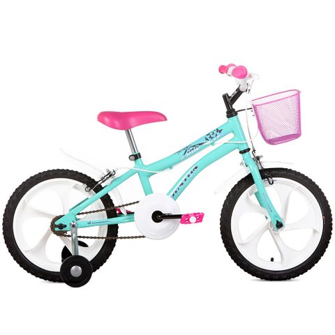 Bicicleta Infantil Houston Tina Aro 16 Verde/Água