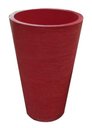 Ver imagem 1 de Vaso Planta 75x50 Redondo Cônico Polietileno - VINHO BORDO 021