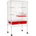 Ver imagem 1 de Viveiro Grande para Calopsita Papagaio Ringneck Aves Luxo - Vermelho