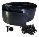 Ver imagem 1 de Protetor Fechamento de Portão Grade Preto 50 Mts + Grampos Fixação