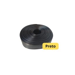 Protetor Fechamento de Portão Grade Preto 50 Mts + Grampos Fixação - 3