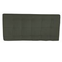 Ver imagem 1 de Painel Estofado Thaina 195 cm Para Cama Box Quarto King Size MV Estofados Suede Cinza
