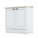 Ver imagem 1 de Balcão 80cm 02 Portas Americana Branco Calcare Henn