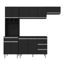 Ver imagem 2 de Cozinha Completa Premium Ravena 240cm com Torre Quente:Preto