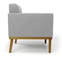 Ver imagem 7 de Poltrona Decorativa Karen Pés Fixo em Madeira Castanho Suede Cinza G19 - Gran Belo
