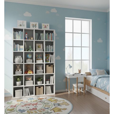 Armário Colmeia 20 Nichos 100% Mdf