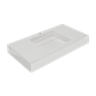 Conjunto para Banheiro Nicole 60 Cm com Lavatório e Espelheira - Fabribam Gabinetes - 7