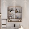 Conjunto para Banheiro Nicole 60 Cm com Lavatório e Espelheira - Fabribam Gabinetes - 6