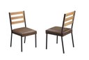 Ver imagem 6 de Cojunto Sala de Jantar Londres 1200x900 c/4 Cad 1500 BP Encab - Courino Marrom Preto Fosco BP Proa