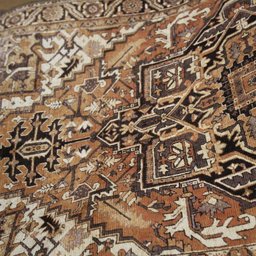 Tapete P/ Sala E Quarto Marrom Antiderrapante 200X140Cm - 4