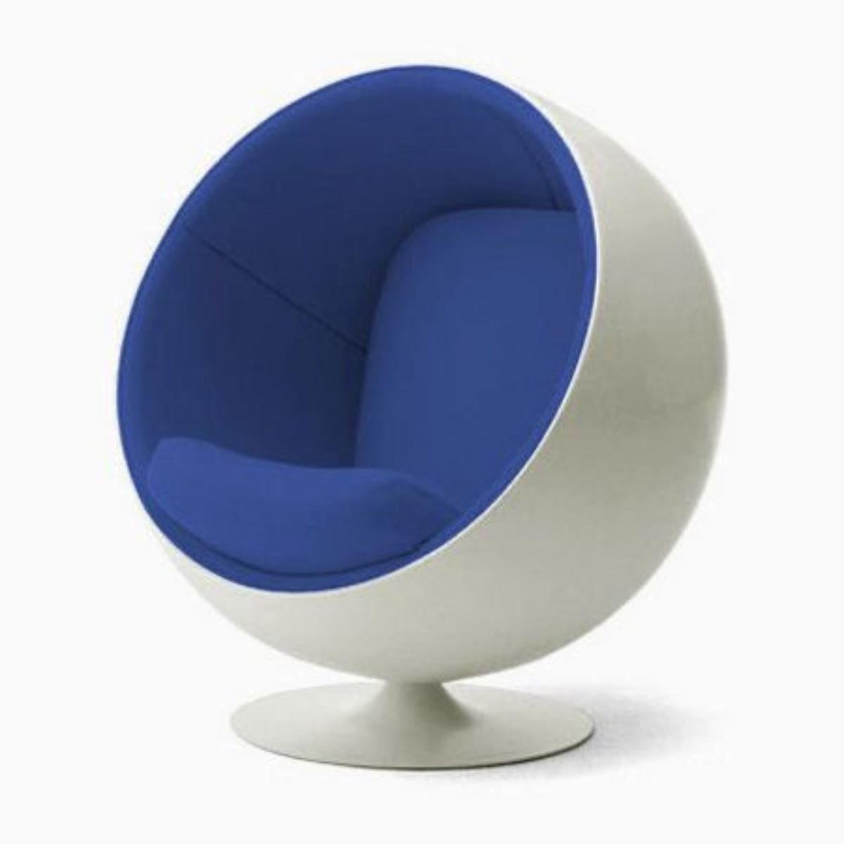 Poltrona Ball Chair Azul Linn Design Decor - 1