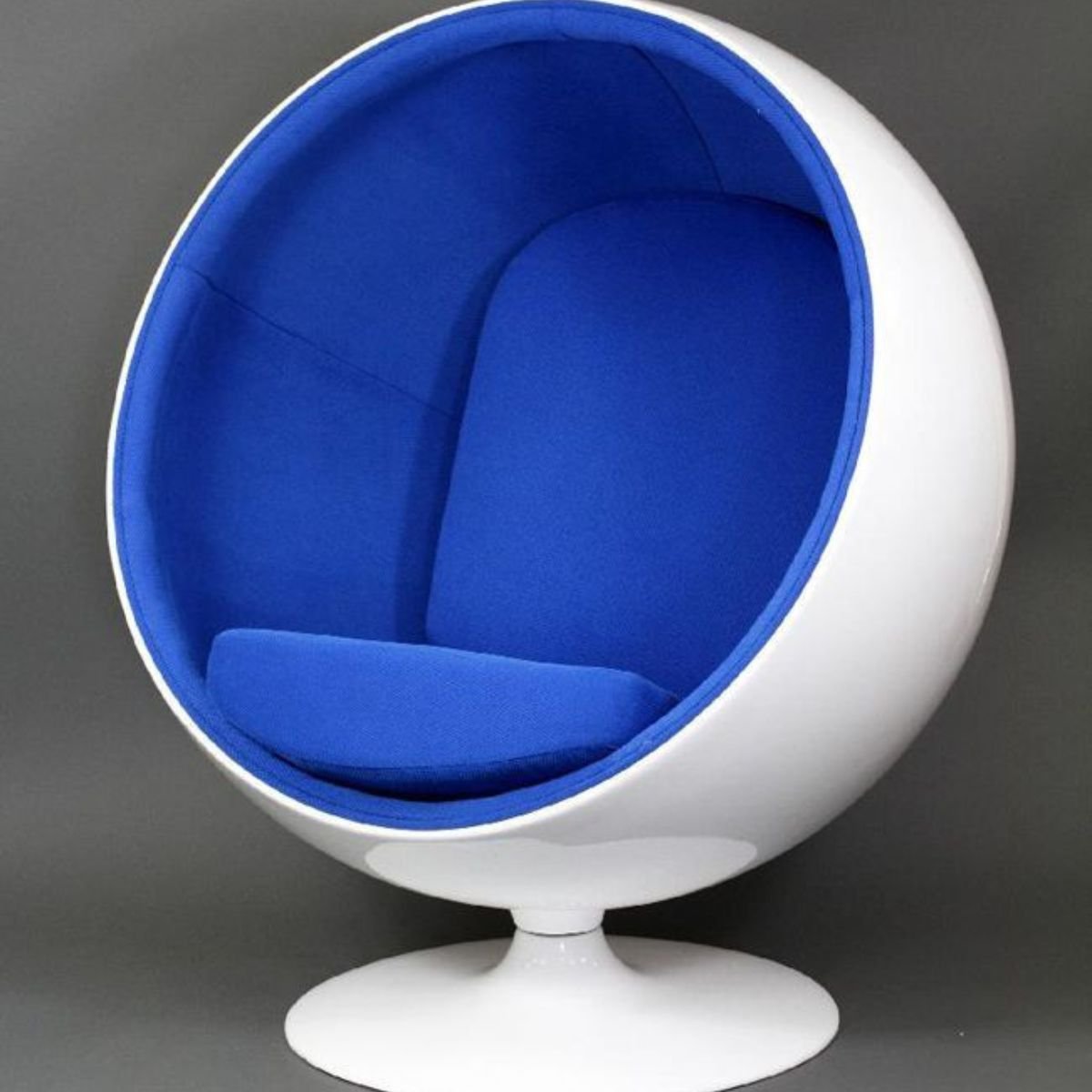 Poltrona Ball Chair Azul Linn Design Decor - 3