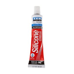 Cola Silicone Alta Temperatura Automotivo Tekbond 50g Cor Vermelho - 4