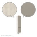 Ver imagem 7 de Paneleiro de Cozinha 40 Cm 2 Portas 4 Prateleiras Linea Luciane Móveis