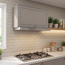 Ver imagem 1 de Armário Aéreo para Cozinha 80cm Americana Cinza Crystal