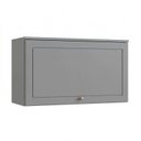Ver imagem 2 de Armário Aéreo para Cozinha 80cm Americana Cinza Crystal
