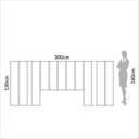 Ver imagem 4 de Cabeceira em Mdf Estofada King 300cm Nature