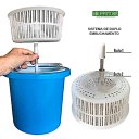 Ver imagem 3 de Mop Limpeza Melhor Rodo Balde Giratorio 360 Lava Seca Turbo:roxo