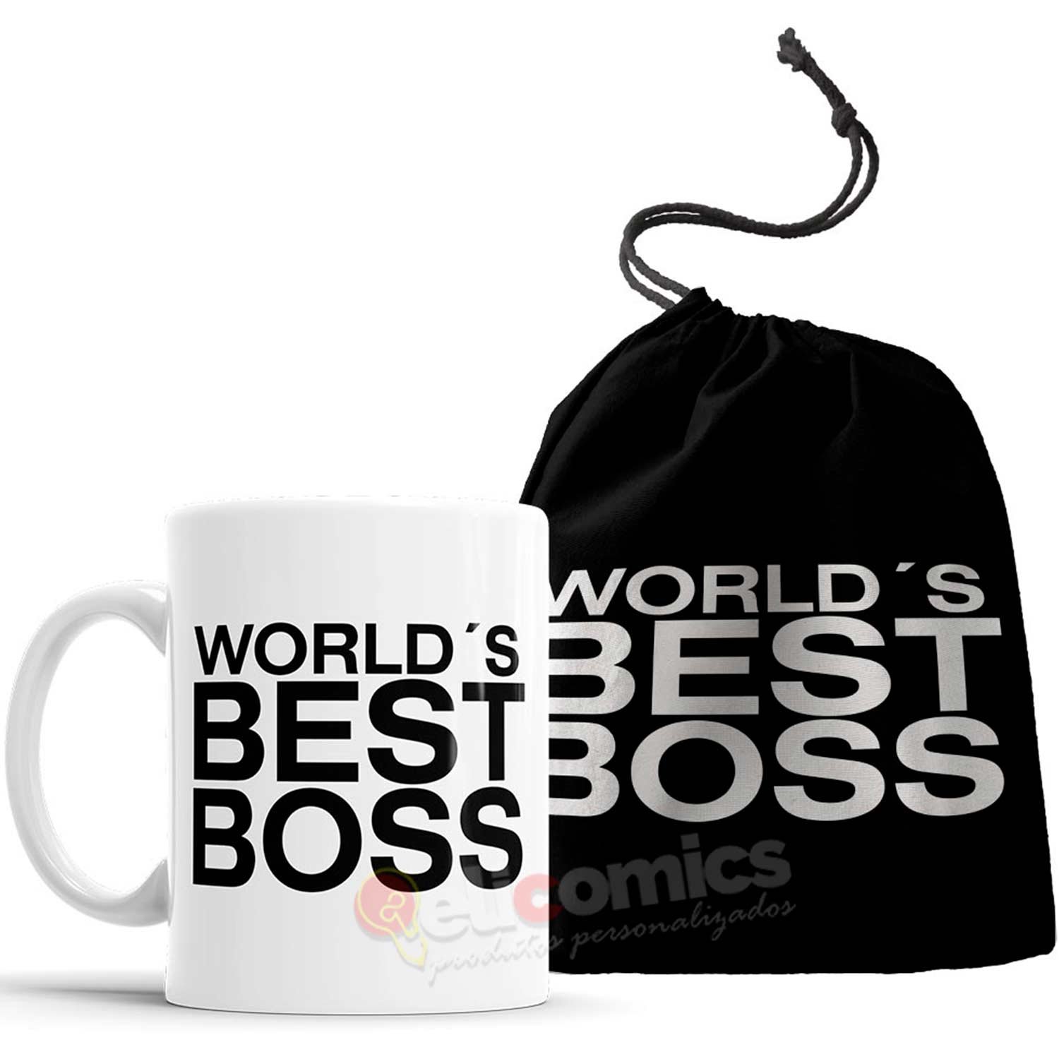 Caneca World´s Best Boss - The Office + Saquinho - 1