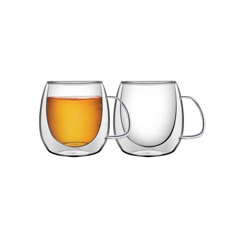 Conjunto de Xícaras Tramontina para Chá e Cappuccino 200ml 2 Peças