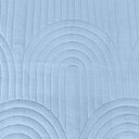 Ver imagem 4 de Kit Cobre Leito Colcha Harmony Casal 3 Peças Matelado Micropercal 200 Fios - Azul - 100% Poliéster