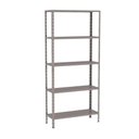 Ver imagem 1 de Estante Aço 5 Prateleiras Livros Cozinha Quarto Eaf005 Cinza