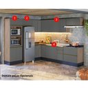 Ver imagem 5 de Conjunto de Cozinha Kali 4 Peças Balcão sem Tampo Nicioli