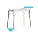 Ver imagem 5 de Mesa para Cozinha Dobrável - 216 Prata/courino Branco - Carraro